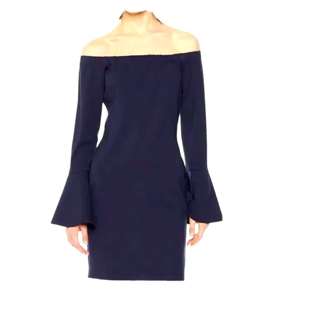 Sugar Lips Aline bell sleeve dress in navy size small